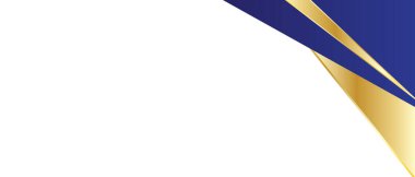 soyut geometrik mavi ve altın arkaplan tasarımı. Afişler, posterler, sertifikalar ve diğerleri için uygun