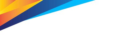 Canlı mavi ve turuncu geometrik desenlere sahip soyut arkaplan, modern tasarım projeleri, sunumlar veya dijital sanat için mükemmel. Çapraz şekilli dinamik ve göz alıcı bir bileşim..