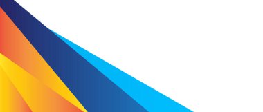 Canlı mavi ve turuncu geometrik desenlere sahip soyut arkaplan, modern tasarım projeleri, sunumlar veya dijital sanat için mükemmel. Çapraz şekilli dinamik ve göz alıcı bir bileşim..