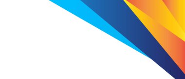 Canlı mavi ve turuncu geometrik desenlere sahip soyut arkaplan, modern tasarım projeleri, sunumlar veya dijital sanat için mükemmel. Çapraz şekilli dinamik ve göz alıcı bir bileşim..