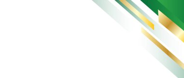 modern yeşil ve sarı soyut pankart tasarımı. vektör