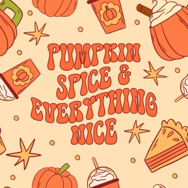 Sonbaharın güzelliğini bu şenlikli ve neşeli tasarımla kutlayın balkabakları ve lezzetli mevsimlik ziyafetlerle