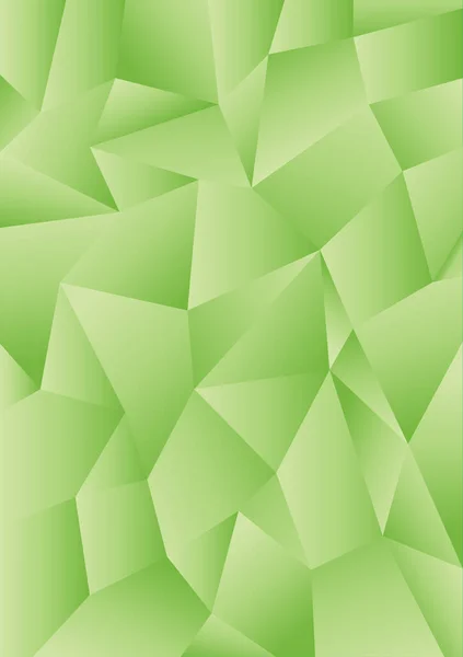Abstrato Fundo Bonito Verde Prisma Polígono Textura Pano Fundo Papel — Vetor de Stock