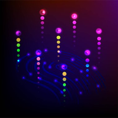 Noel festivali parmak izi dokunmatik ekranı soyut arkaplan taraması web duvar kağıdı çizimi 20221202