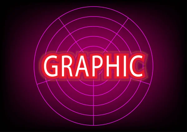 Alphabet Graphic Neon Light Text Цифрова Мережа Електронних Літер Abstract — стоковий вектор