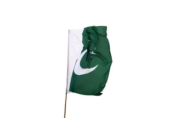 파키스탄의 국기가 하늘을 — 스톡 사진