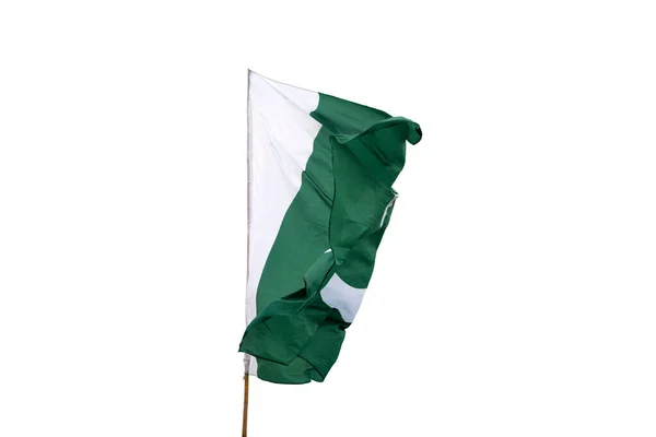 Pakistan Ulusal Bayrağı Gökyüzünde Dalgalanıyor — Stok fotoğraf
