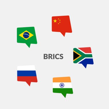 BRICS Ülkeleri Sohbet bayrağı koleksiyonu
