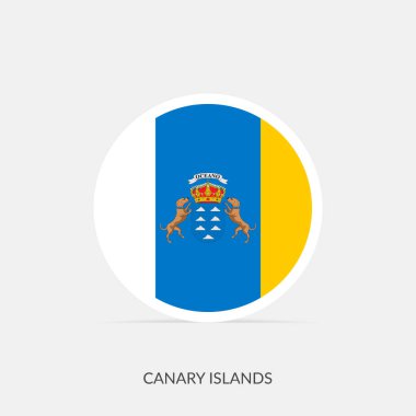 Kanarya Adaları gölgeli bayrak simgesi.