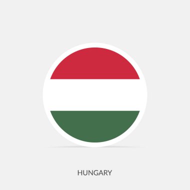 Gölgeli Macaristan bayrak simgesi.