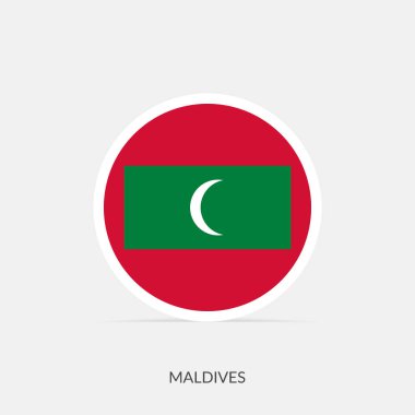 Gölgeli Maldivler bayrak simgesi.