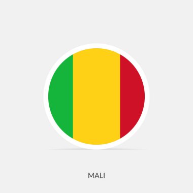 Gölgeli Mali bayrak simgesi.