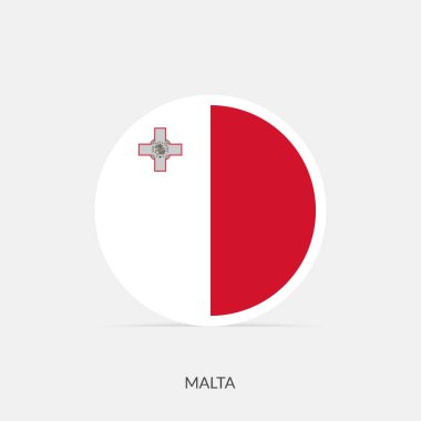 Gölgeli Malta bayrak simgesi.