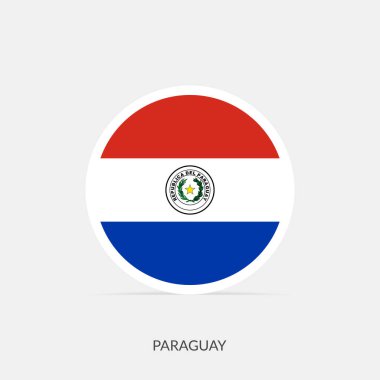 Gölgeli Paraguay bayrak simgesi.