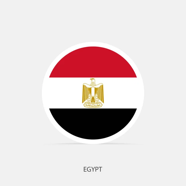 Gölgeli Mısır Bayrak Simgesi — Stok Vektör