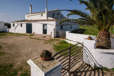 tipik kırsal ev, Alaior, Menorca, Balear Adaları, İspanya