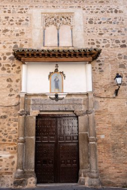 mudejar facade, Porteria de San Antonio, Toledo, Castilla-La Mancha, Spain