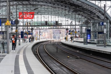 Interior of the vault Berlin Central Statio