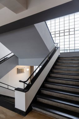 bauhaus school, design staircase, Main building, Dessau, Federal Republic of Germany