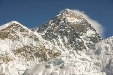 ascenso al Khala Pattar, 5550 mt. agarmatha Ulusal Parkı, Khumbu Himal, Nepal, Asya.