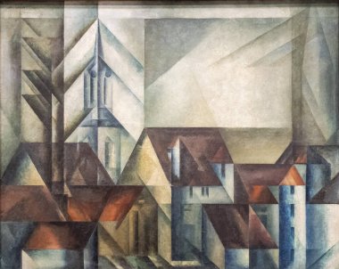 Teltow II, Lyonel Feininger, 1918, Berlin, Federal Republic of Germany