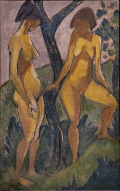 Two Girls, Otto Mueller, 1927, Berlin, Federal Republic of Germany
