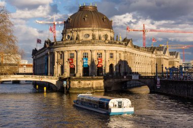 Bode Museum and bridge over the river Spree, museum island, Berlin, Germany, europe