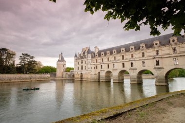 Diana Köprüsü, Chenonceau Kalesi, 16. yüzyıl, Chenonceaux, Indre-et-Loire Bölümü, Fransa, Batı Avrupa