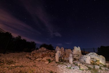 Ca na Costa Megalithic Sepulcher, Parque Natural de ses Salines de Ibiza y Formentera, Formentera, Pitiusas Adaları, Balear Community, İspanya