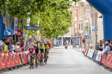 cycling race, Llucmajor, Mallorca, Balearic Islands, Spain