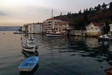 Marina in the Bosphorus Strait.Kanlica district.Turkey, Asia.