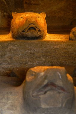 Aztec temple of Malinalco(s.XV).Malinalco. State of Morelos .Mexico.