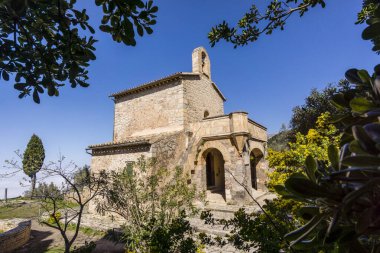 current chapel, designed by Frederic Wachskmann and built at the time of Archduke Luis Salvador, Monastery of Miramar,  Valldemossa, founded in 1276 by Jaume II, at the request of Ramon Llull, Mallorca, balearic islands, spain, europe