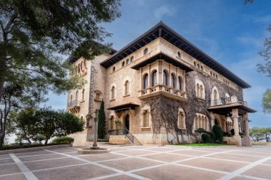 Marivent Sarayı, İspanyol kraliyet ailesinin yaz evi, Cala Belediye Başkanı, Palma, Majorca, Balear Adaları, İspanya