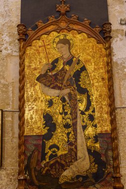 Saint Margaret, Rafael Moger, Gotik, 1460, Palma Katedral Müzesi, Mayorka, Balearic Adaları, İspanya