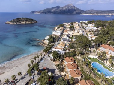 Sant Elm Sahili, Andratx Sahili, Mayorka, Balearic Adaları, İspanya