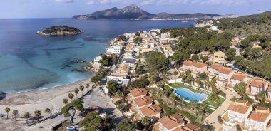 Sant Elm Sahili, Andratx Sahili, Mayorka, Balearic Adaları, İspanya