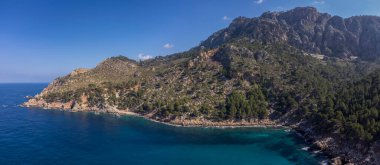 Raco de ses Ortigues Koyu, Estellencs Sahili, Mayorka, Balearic Adaları, İspanya