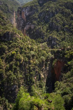 Tanrı 'nın Köprüsü, Akchour, Talassemtane Doğa Parkı, Rif Bölgesi, Fas, Afrika