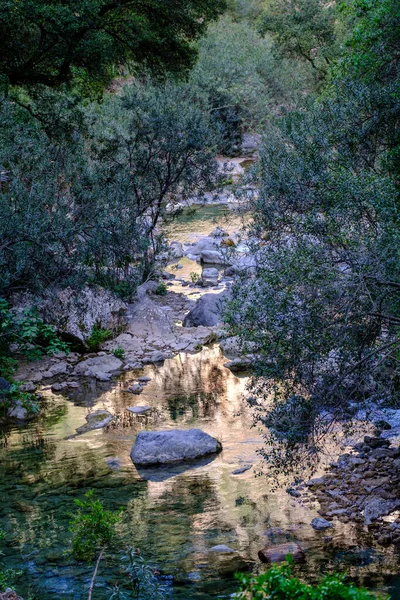 Gottes Brücke Akchour Talassemtane Naturpark Rif Region Marokko Afrika — Stockfoto