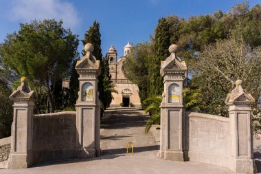 Ermita de Bonany, siglo XVII, Petra, Mallorca, Balear adaları, İspanya, Avrupa