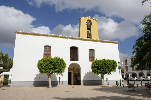 Iglesia Santa Gertrudis Siglo Xviii Ibiza Balearische Eilanden Spanje — Stockfoto
