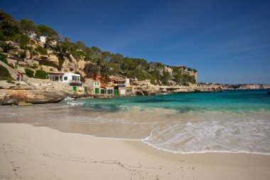 Cala Lombardlar. Santanyi.Mallorka. Balear Adaları. İspanya.