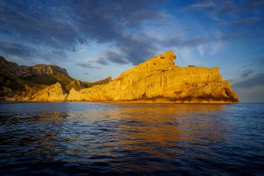 Cala Estremer ve Punta Galera, Tramuntana Sahili, Pollensa, Majorca, Balear Adaları, İspanya