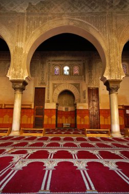 Oratorio de la medrese Bou Inania (S.XIV). Fez. Marruecos. Magreb. Afrika.