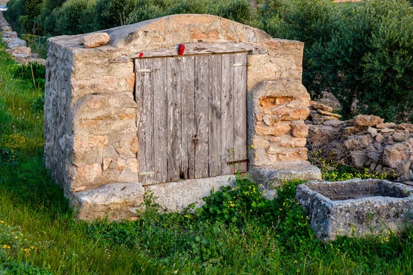 Традиционная Цистерна Форментера Острова Питиусас Балеарское Сообщество Испания — стоковое фото