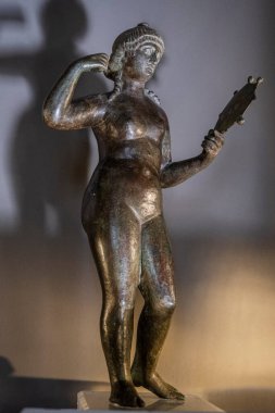 Tanrıçalar Afrodit, bronz, Graeco Roma Dönemi, Musei Vaticani, Vatikan Devleti, Romanlar, Lazio, İtalya