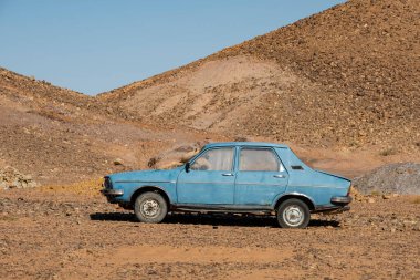 Renault R12 Azul, Tourza, antiatlas, Marruecos, Afrika