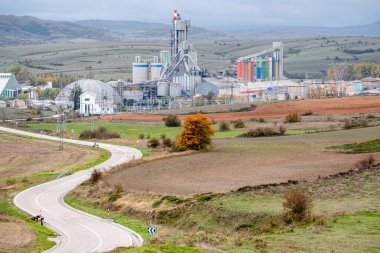Beton fabrikası, Mataporquera, Cantabria, İspanya