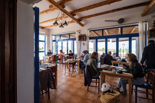 Restaurangen Figuera Mola Formentera Pitiusasöarna Balearerna Spanien — Stockfoto